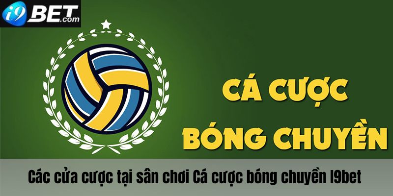 Các cửa cược có tại cá cược bóng chuyền I9bet